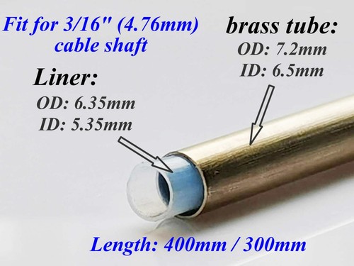 Fodera tubo ottone 380mm - , /