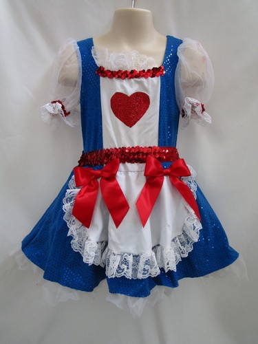 Costume danza rosso bianco - , blu