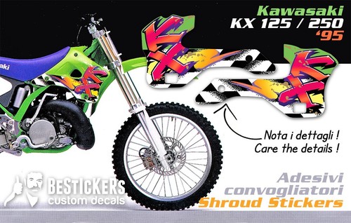 Adesivi convogliatori kawasaki - adesivi,