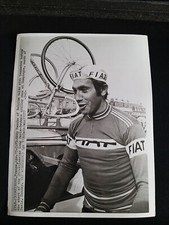 ***EDDY MERCKX*** TELEFOTO ORIGINALE PARIGI - ROUBAIX 1977 !!!