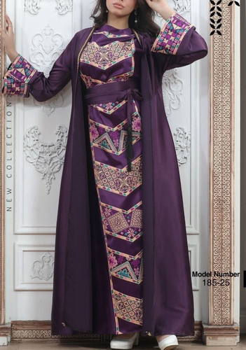 Abito lungo abaya tatreez - abito,