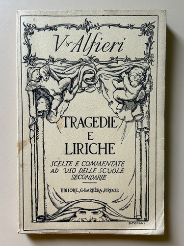 Tragedie liriche vittorio - tragedie, e