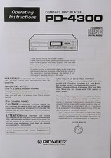 Pioneer PD-4300 - Lettore CD