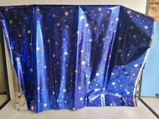 LOTTO 10 FOGLI CIELO STELLATO LUCIDO PRESEPE NATALE ANNI '90