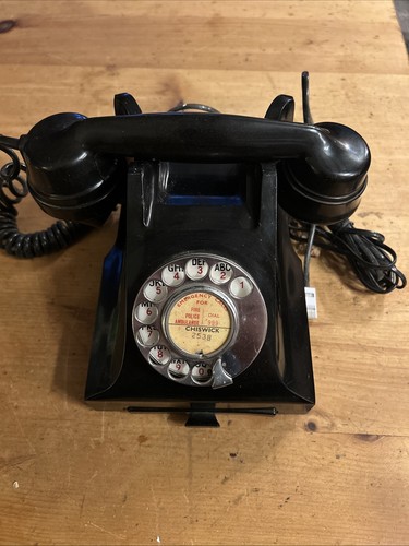 Bakelite telephone working 332 - bakelite,