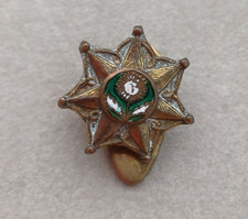 ORDINE DEL CARDO SPILLA PINS SMALTATA BASE VERDE  VINTAGE ( 2 )