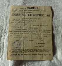 SCHEDA ELETTORALE ELEZIONI