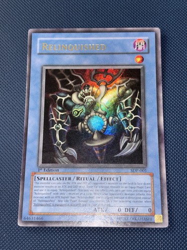 Relinquished sdp 001 - relinquished, 1°