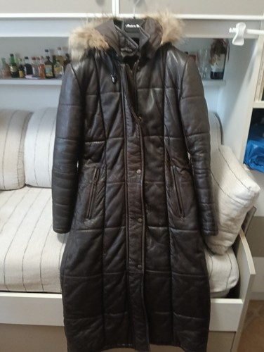 Giubbotto cappotto pelle - ,