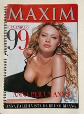 Calendario MAXIM Anna falchi anno 1999 Usato ottimo stato Fotografo Bruno Bisang