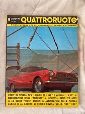 Quattroruote - Settembre 1962
