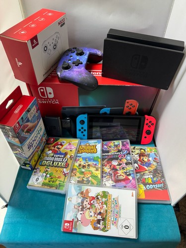Nintendo switch console - switch, neon