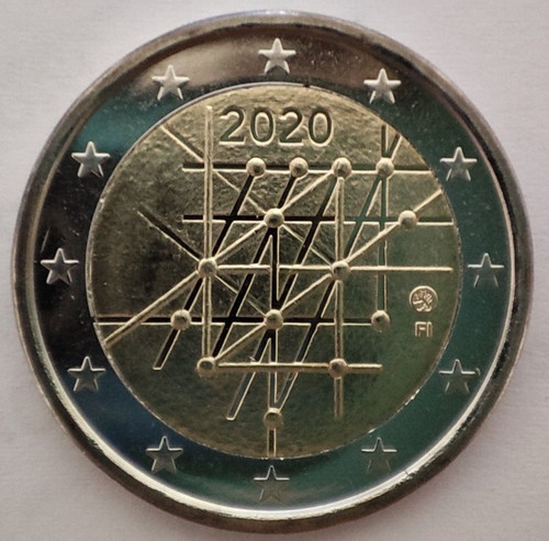 Moneta euro finlandia - finlandia, 2020