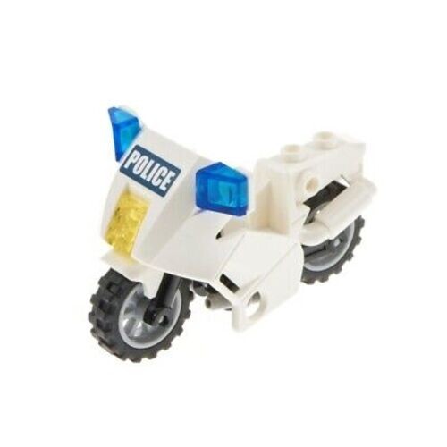 Lego moto motocicletta - moto, bianca