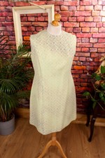 Vintage Orig 60S Abito Verde