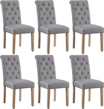 Set 6 Sedie Imbottite Sala Da