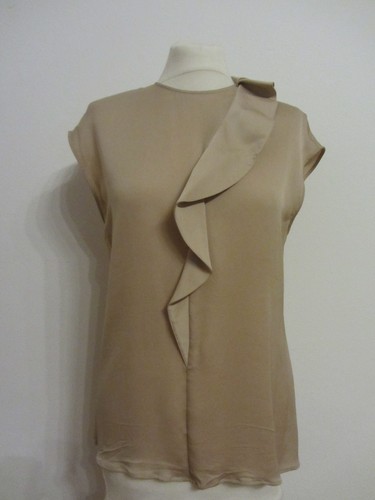 Elegante camicetta smanicata - camicetta,