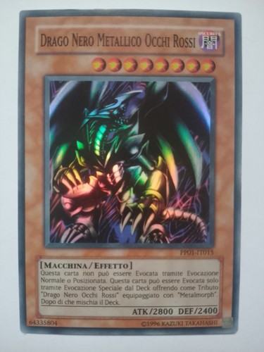 Drago nero metallico - yu-gi-oh!,