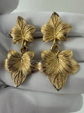 Orecchini a clip vintage Christian Dior anni '80. Gold Tone