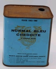 Scatola Latta Cheddite Normal Bleu 1 Kg Polvere Da Sparo Da Collezione 