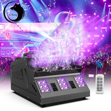 U'King DMX macchina per bolle di nebbia fumo luce LED RGB soffiatore a bolle palco nebulizzatore DJ