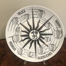 Fornasetti Piatto Calendario Anno 1993 In Perfetto Stato Di Conservazione
