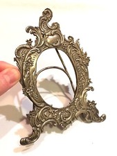 Bellissima cornice da scrivania in argento ornato di A. Neresheimer & Co.