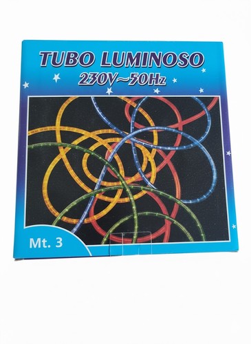 Tubo luminoso neon 3mt - 3mt, 230v