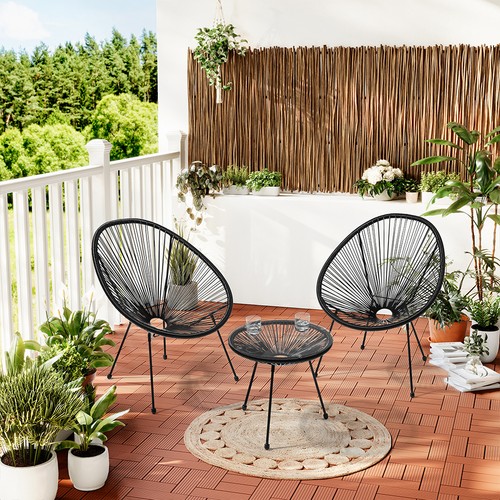 Set patio polyrattan con - set,