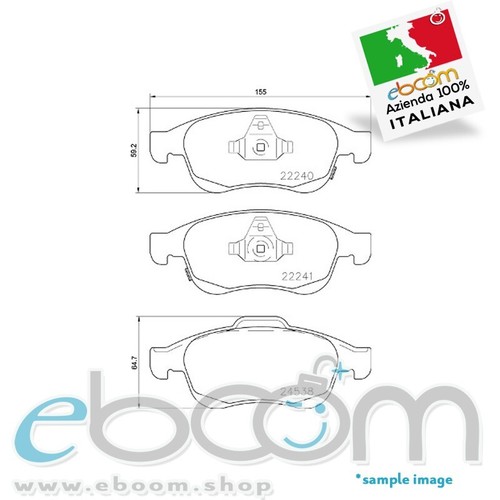 Textar 2224001 pastiglia - 2224001,