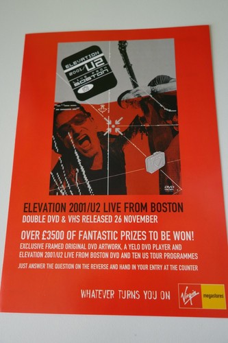 Elevation 2001 live - u2:,
