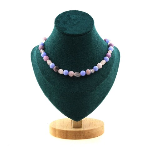 Collana perle quarzo rosa del - rosa,