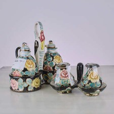 olio-aceto sale-pepe in ceramica