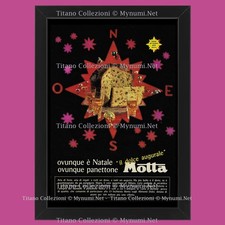 Anni '60 * Pubblicità Originale 'Motta - Ovunque è Natale Ovunque Panettone' in