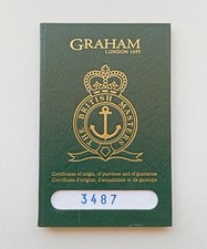 GRAHAM Garanzia Guarantee Warranty (Unwritten) CHRONOFIGHTER  2CFAS