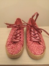 Espadrillas tela/corda stringata tg 37