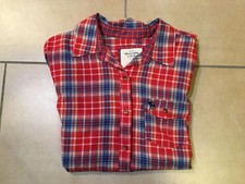 ABERCROMBIE AND & FITCH CAMICIA SHIRT QUADRI DONNA 100% COTONE PERFETTA tg. L