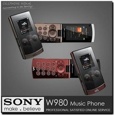Sony Ericsson W980 telefono cellulare Bluetooth 3,15 megapixel sbloccato originale 3G W980i