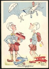 Artista-Ak Flugschüler Orologio Uno Paracadutista