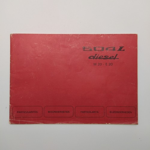 Libretto uso manutenzione
