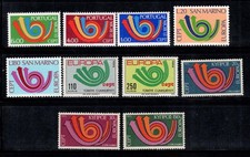 Europa CEPT 1973 MNH 100% corno postale