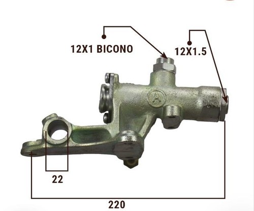 Fiat 1100 103 pompa freno - fiat, freno/