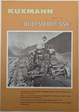 Brochure originale Kuxmann Quersieber sei sollevatori di patate e rialzo prezzi 1975