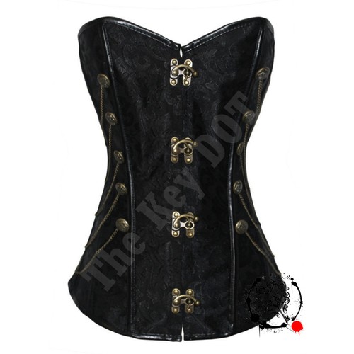 Corsetto steampunk broccato