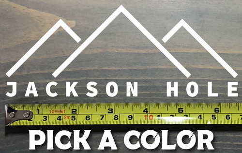 Adesivo jackson hole - adesivo,