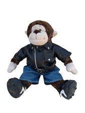 Peluche scimmia marrone BAB in