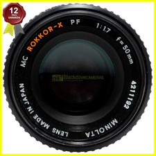 Minolta MD Rokkor X PF 50mm f1,7 obiettivo per fotocamere a pellicola MC MD SR.