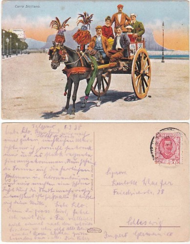 Palermo carro siciliano - carro,
