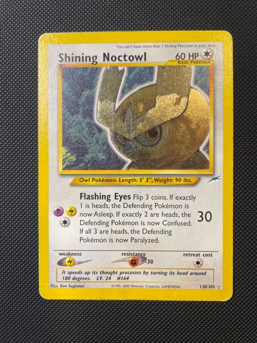Pokémon tcg shining noctowl - tcg,