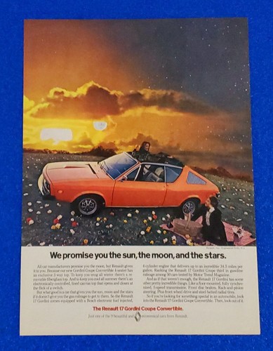 1975 renault gordini - renault, coupe